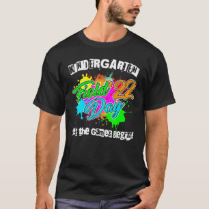 Camiseta Garçom do Jardim de Infância Dia 2022 Menina Deixo