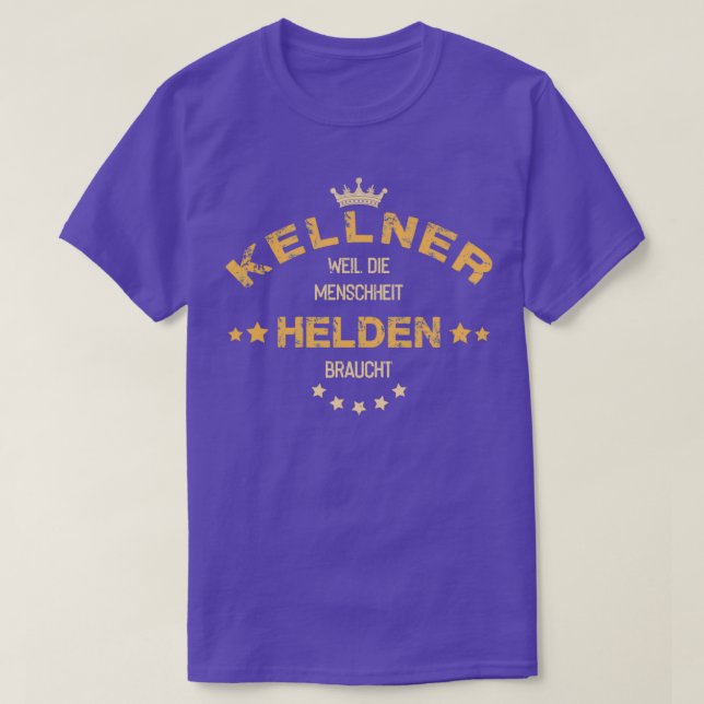 Camiseta Garçom Porque A Humanidade Precisa De Heróis (Frente do Design)