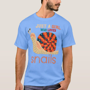 Camiseta Garden Girl Animal Gift Slug Vintage Snail