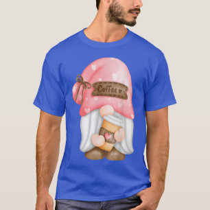 Camiseta Garden Gnome Coffee Drinker Cute Fun Caffeine Love