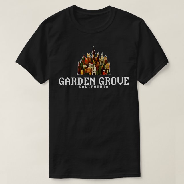 Camiseta Garden Grove California (Frente do Design)