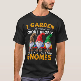 Camiseta Garden I Send Gnomos Gardening Gnomo Hat Men