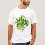 Camiseta Garden State Wildlife Safari Nature Art<br><div class="desc">Celebrate nature with this Garden State design featuring beautiful wildlife silhouettes. Perfect for zoo trips, conservation events, and nature fans. Add your name to create a custom outdoor gift!</div>