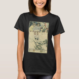 Camiseta Garden Wall Jessie Willcox Smith, Crianças Vintage