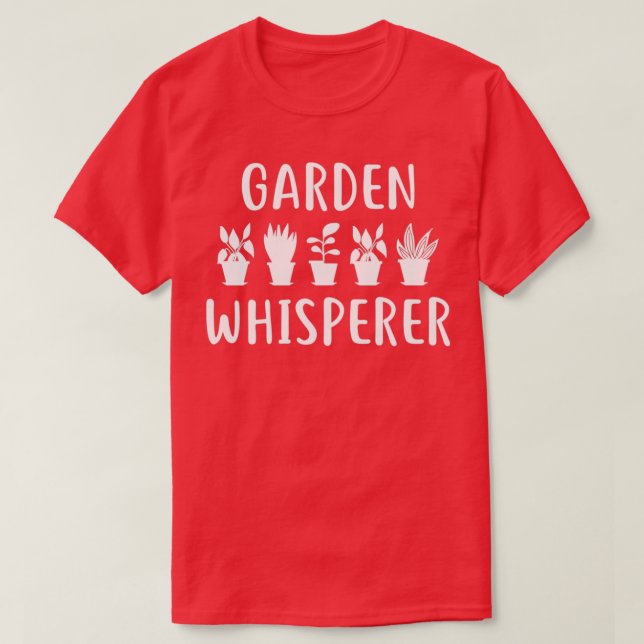 Camiseta Garden Whisperer (Frente do Design)