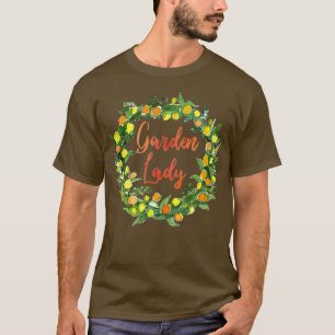 Camiseta Gardener Floral Wreath Florist presente Mulheres M