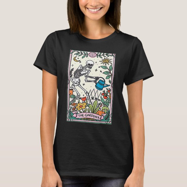 Camiseta Gardener Tarot Card Mystical Witchy (Frente)