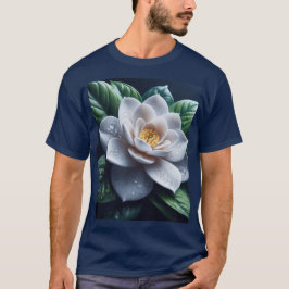 Camiseta Gardenia Branca Floral