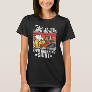 Camiseta Gardening Landscaper Esta É A Minha Cerveja Remada