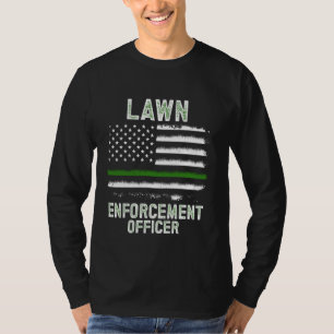 Camiseta Gardening Lawn Mower American Flag Executive