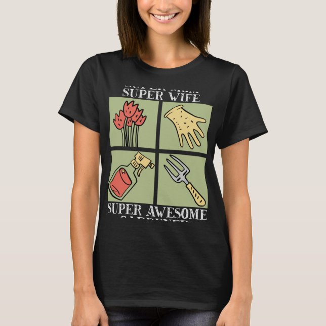 Camiseta Gardening Mom Plant  Gardener Succulent Mothers Da (Frente)