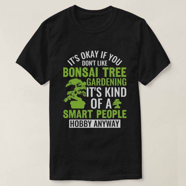 Camiseta Gardinagem Bonsai Tree Bonsai Tree Pruning Bonsai  (Frente do Design)