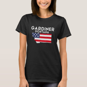 Camiseta Gardiner Montana EUA State America Viagem Montanan