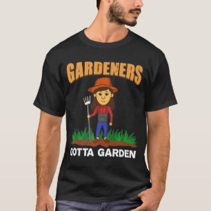 Camiseta Gardner de Jardinagem de Festas de Jardim
