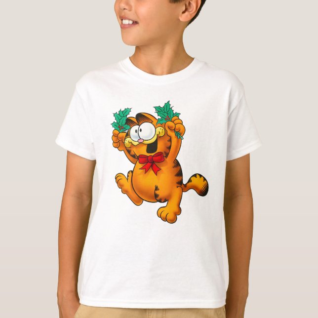 Camiseta Garfield's Holiday Spirit (Frente)