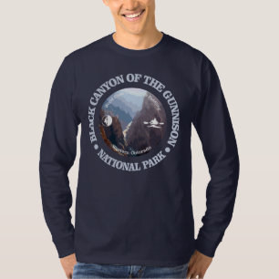 Camiseta Garganta preta do Gunnison NP (c)