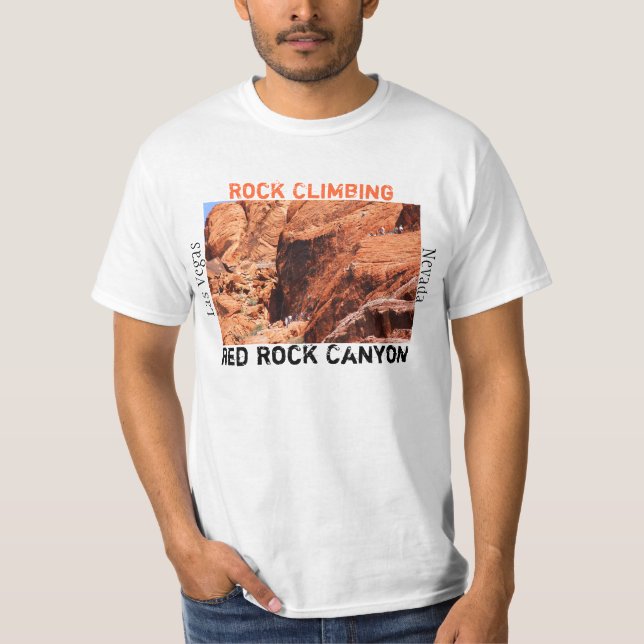 Camiseta Garganta vermelha da rocha (Frente)