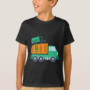 Camiseta Garge Truck Waste Reciclar Trash Collector Earth D