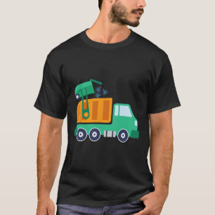 Camiseta Garge Truck Waste Reciclar Trash Collector Earth D