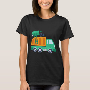 Camiseta Garge Truck Waste Reciclar Trash Collector Earth D