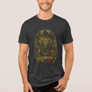 Camiseta Gárgula ao Luar: Arte Gótica