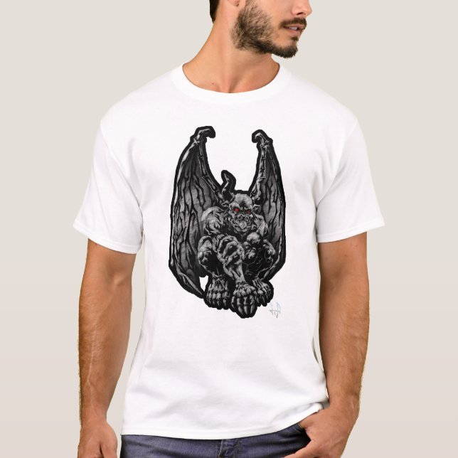 Camiseta Gárgula de pedra (Frente)