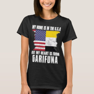 Camiseta Garifuna American Patriot Cultivou Orgulho Lar Cor