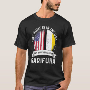 Camiseta Garifuna American Patriot Cultivou Orgulho Lar EUA