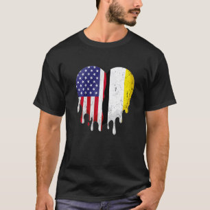 Camiseta Garifuna American Patriot Cultivou País Derretendo