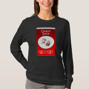 Camiseta Garlic Spice Tin Girls Correspondendo à fantasia d