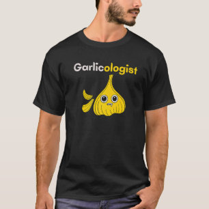 Camiseta Garlicólogo Cozinheiro Chef de Cozinha Pão