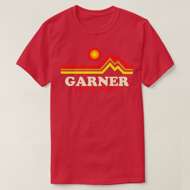 Camiseta Garner State Park Camping Texas Retro (Frente do Design)