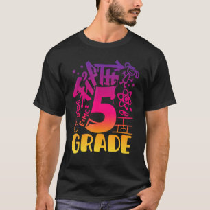 Camiseta Garota 5 No Primeiro Dia De Professora De Volta Pa