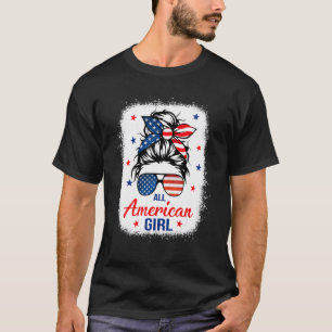 Camiseta Garota Americana Mensageira Cabelo De Arma 4 De Ju