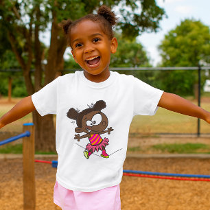 Camiseta Garota Andando Uma Tropa De Aperte