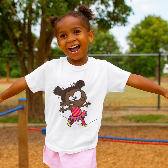 Camiseta Garota Andando Uma Tropa De Aperte (Criador carregado)