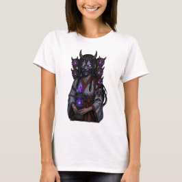 Camiseta Garota Anime Cyberpunk Demônio