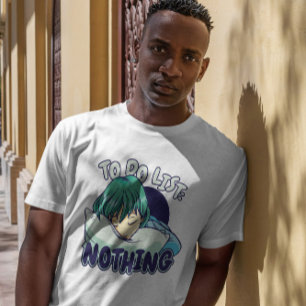 Camiseta Garota Anime Dormindo