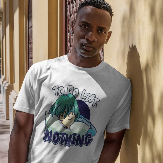 Camiseta Garota Anime Dormindo (Criador carregado)