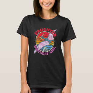 Camiseta Garota Aniversário Eu Filha Eu Pterodactylus I Fam
