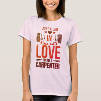 Camiseta Garota Apaixonada Por Um Carpinteiro