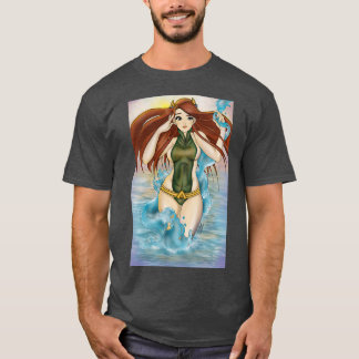 Camiseta Garota Aqua