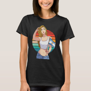 Camiseta Garota Argentina Bandeira da Argentina Orgulho Lat