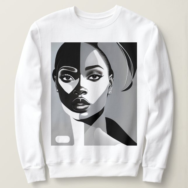 Camiseta Garota Art Déco (Frente do Design)