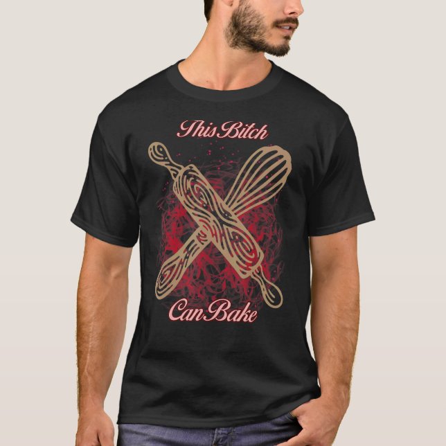 Camiseta Garota Assar adora cozinhar (Frente)