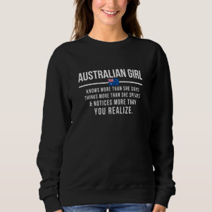 Camiseta Garota Australiana Sabe Mais Do Que Diz Austrália
