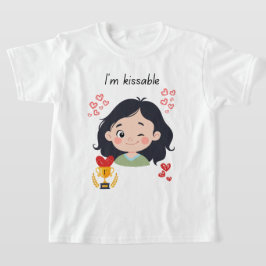 Camiseta Garota beijável
