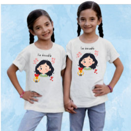 Camiseta Garota beijável