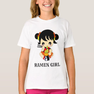Camiseta Garota Bonita Comeu Iummy Ramen Comida Japão
