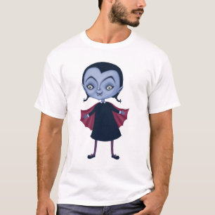 Camiseta garota bonita da escola de vampiros